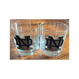 Notre Dame “Fighting Irish” 3D 8 Oz Whiskey Glasses (2)
